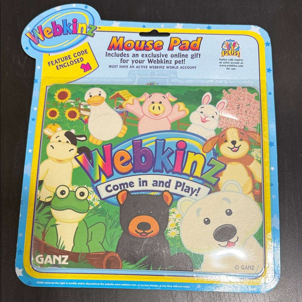 NWT Webkinz mouse pad with code